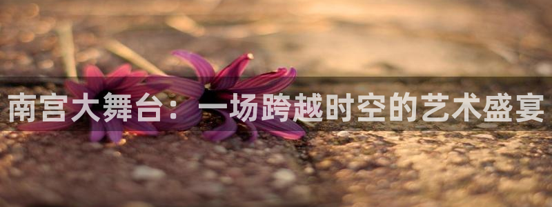 开丰娱乐电子娱乐官网下载：南宫大舞台：一场跨越时空的艺术盛宴
