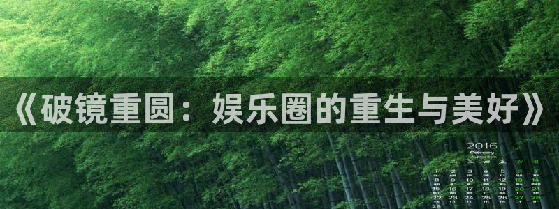 开丰娱乐体育平台登录入口：《破镜重圆：娱乐圈的重生与美好》