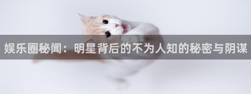 开丰娱乐f平台注册：娱乐圈秘闻：明星背后的不为人知的秘密与阴谋